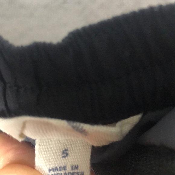 Lands End Black Snow Pants Sz 5 Unisex - Picture 7 of 7